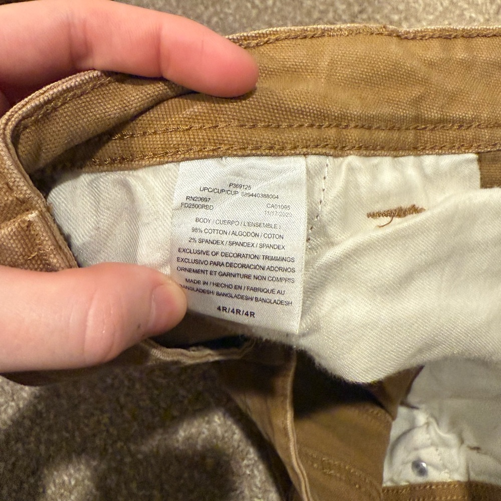 Dickies Tan Paint-Splattered Carpenter Pants - Picture 4 of 4